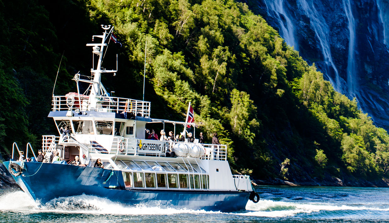 geirangerfjord sightseeing cruise