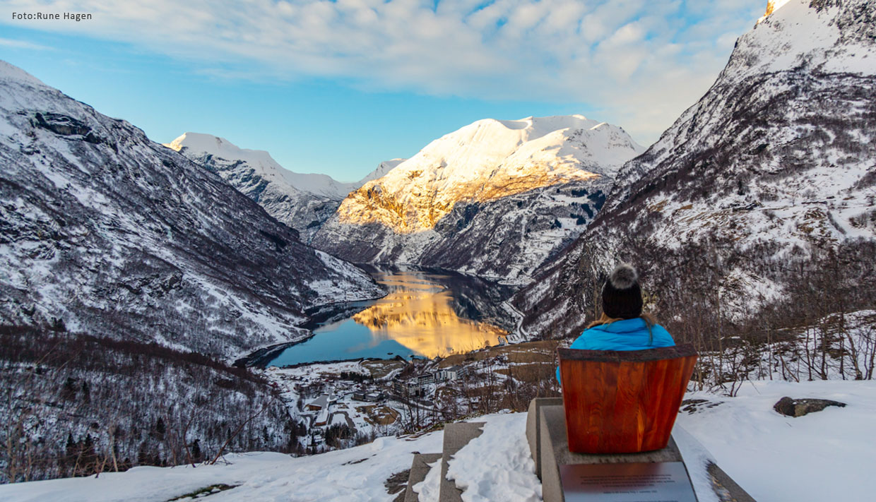 Winter / Frühling Fjordkreuzfahrt Ålesund Geiranger