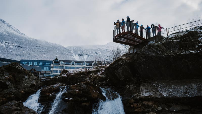 Fjord Ranger waterfall walk