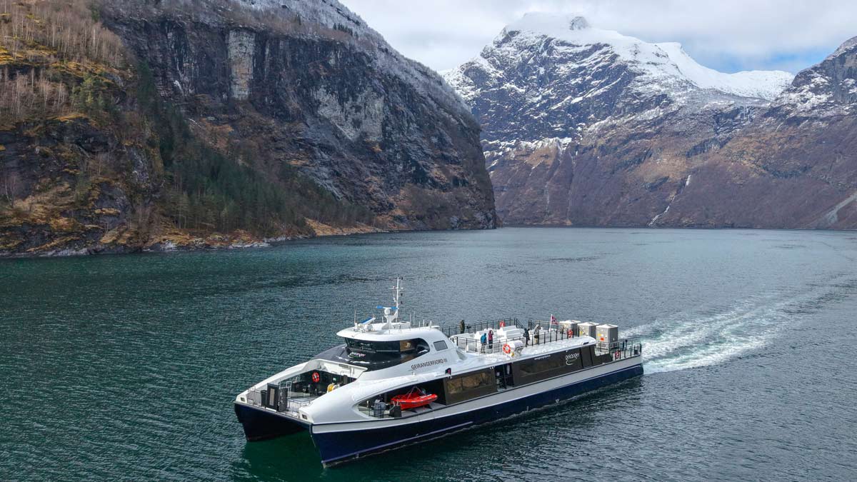 Barco de Alesund a Geiranger